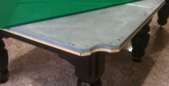 Caractéristiques de démontage et de transport de la table de billard