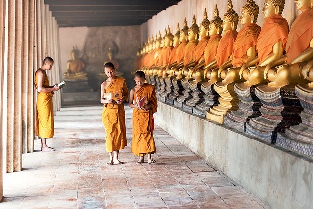 Religion et voyage spirituel Cambodge.